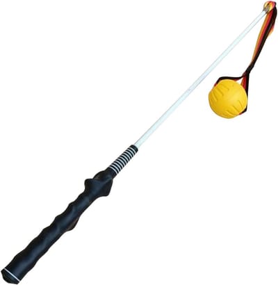 Honden Flirtstok - Hondenspeelgoed - Energie Uitlaatklep - Versterkte Glasvezel - 80 cm - Niet gespecificeerd