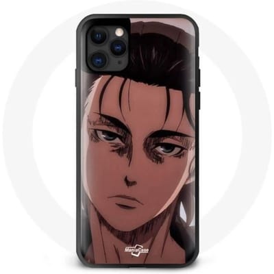 Coque de téléphone - Maniacase - Iphone 12 Mini - Eren Yeager - Design unique - Souple