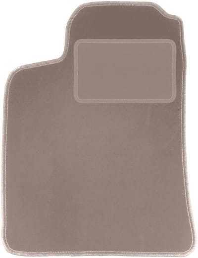 Beige bestuurdersmat voor: Mitsubishi Pajero Sport I SUV (1996-2008)