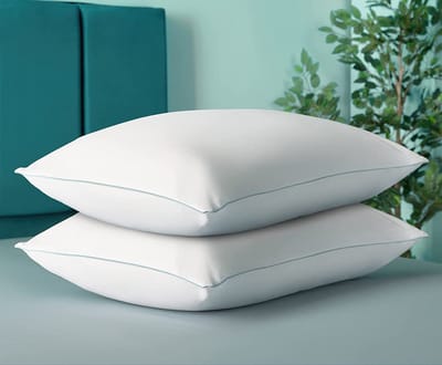 Noblesse Hoofdkussen-Slaapkussen Geschikt voor rug-, zij- en buikslapers - Anti Allergie -Antibacterieel- Anti-huisstofmijt -60x70 cm-Set van 2 stuks