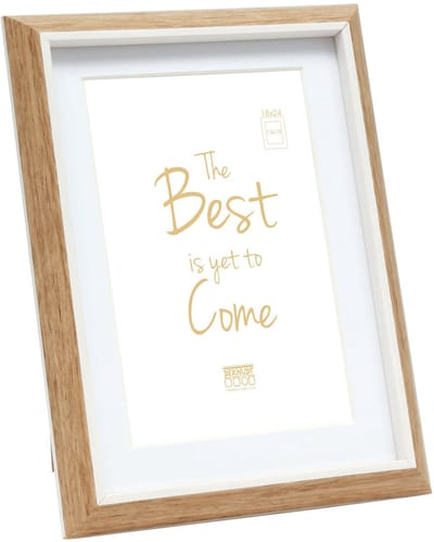 Deknudt Frames fotolijst S46WG4 P1 - houtkleur/wit - 13x18 / 18x24 cm