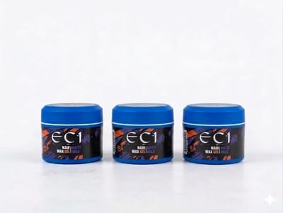 EC1 Matte Haarwax (3x 150ml) - Sterkste Stevigheid voor de Hele Dag - Natuurlijke Matte Afwerking - Kapperskwaliteit Styling