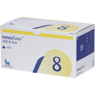 Novofine Naalden 30Gx8mm 100st