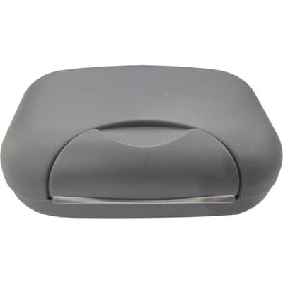 Conteneur à savon étanche, lavable et portable, gris, avec serrure, pour la maison, l'extérieur et les voyages gray