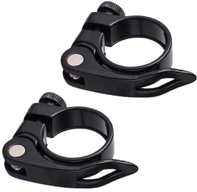 Fietszadelpenklemmen 31,8 mm - 2 Stuks met Snelspanhendel voor Fiets