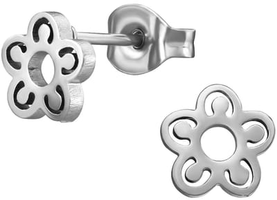 CS Joy - Bloem oorbellen - Chirurgisch staal - 7 x 7 mm