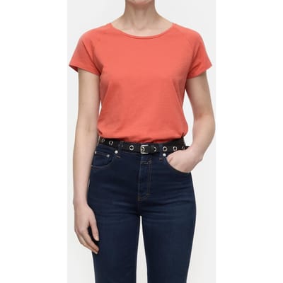 Closed T Shirt Raglan Aperol Red Size: XS | T-Shirts Outlet | Dames | Blauw