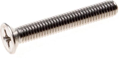 Kobout Metaalschroef RVS platte kop phillips m5 x 10mm