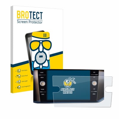 BROTECT - Screenprotector voor Volkswagen T-Cross 2022 Discover Media 8" - Folie Beschermfolie Beschermglas matte