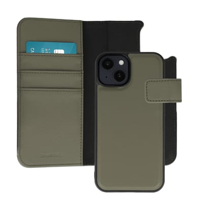 imoshion Hoesje - Geschikt voor Apple iPhone 14 - Uitneembare 2-in-1 Luxe Bookcase - Groen
