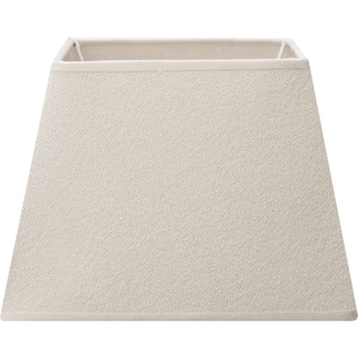 Home Sweet Home - Stoffen - Stoffen Lampenkap - Rectangle - Beige - Minimalistische stijl - 20 x 14 x 14 cm - E27 fitting - voor tafellampen - voor
