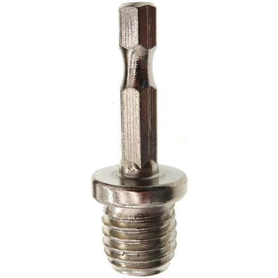 M10 M14 1/4 6mm Adaptateur Tige de Connexion Hexagonale Perceuse à Main à Polisseuse Tige de Connexion Mandrin de Perçage Tige de Connexion Disque de Polissage Métal
