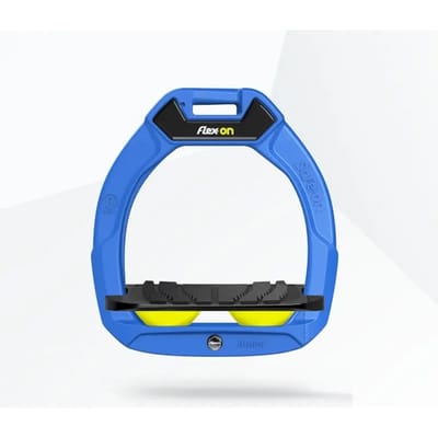 Veiligheidsstijgbeugels Rij met Grip Blauw/Zwart/Geel voor Kinderen Flex-On Safe-On