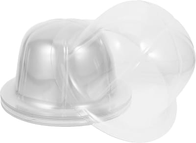 Transparante Hoedhouder voor Baseball Caps - 10 Stuks, Anti-Deformatie, Ideaal voor Opslag en Reizen