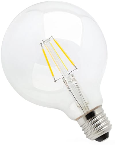 Spectrum Dimbare LED Lamp E27 4W - 230V - 380 Lumen - 2700K Warm Wit - Gezellig Licht - Dimbaar - Energiezuinig