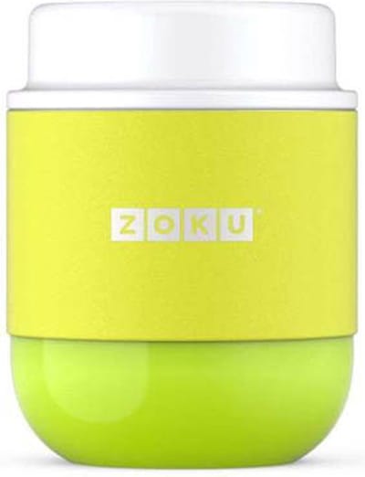 Zoku Neat Stack Lebensmittelbehalter, doppelwandig, vakuumisoliert, Limettengrun