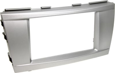 2-DIN Paneel geschikt voor Toyota Camry (XV4) 2006-2011 Kleur: Zilver
