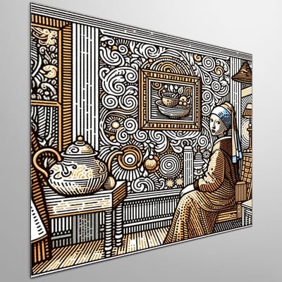 Kunstprint | Wanddecoratie | Dibond | 80 × 80 cm
