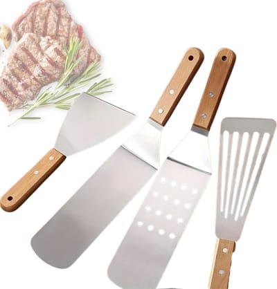 Livano Barbeque Set - Barbecueset - Barbecue - Barbecues - BBQ - Tangenset - Vleeset - Accessoires - Zomer - 7 stuks