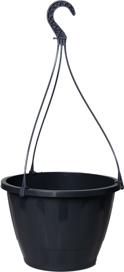 Elezza Hangpot met Waterreservoir Ø37 x H25 cm - Antraciet