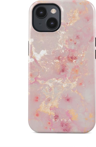 BURGA Telefoonhoesje voor iPhone 13 - Schokbestendige Hardcase Hoesje - Golden Coral