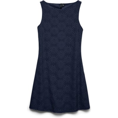Vero Moda Liv SL Boat Neck Short Jurk Dames