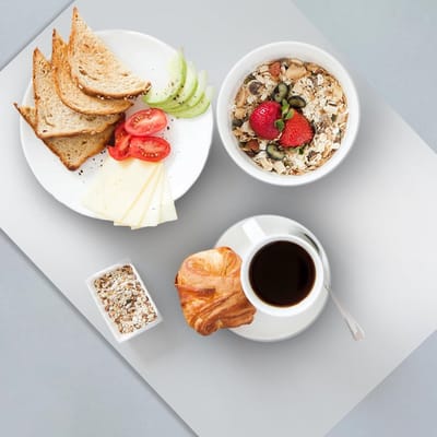 Set van 4 Transparante Plastic Placemat 40 x 30 cm | Hittebestendig, Wasbaar en Duurzaam voor Tafelbescherming
