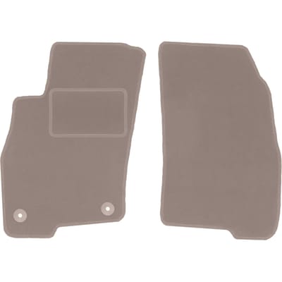Beige voormatten voor: Fiat Grande Punto hatchback (2005-2009)