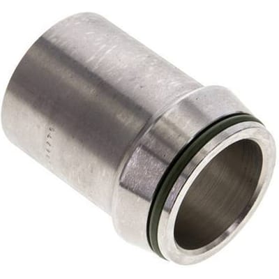 38x4mm RVS Rechte met Lasverbinding 315bar FKM O-ring ISO 8434-1