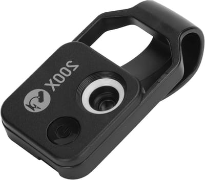 Draagbare Telefoonmicroscoop met 200x Zoom en LED-verlichting voor Heldere Foto's, Ideaal voor Onderzoek en Educatie, Stevige ABS Constructie