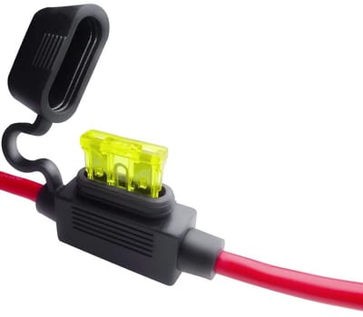 SAE Adapter naar Alligator Clips Kabel met Zekering Batterij Klem Connectie