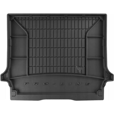 FROGUM PROLINE Kofferbakmat - Geschikt voor CITROEN C4 GRAND PICASSO I (2006-2013) - 7-persoons (3e rij ingeklapt) - TPE Rubber - Zwart