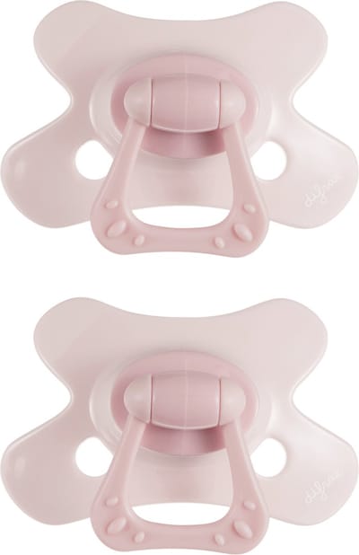 Difrax Fopspeen Natural - 18+ Maanden - Lichtroze - 2 Stuks