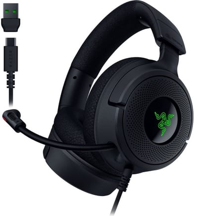 Razer Kraken V4 X - Gaming Headset - Razer Chroma RGB - 7.1 Surround - PC, Console & Mobiel - Zwart