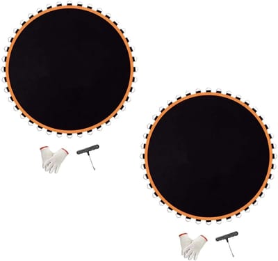 Trampoline Springmat - Vervangend Doek - Buiten Sporten - Waterbestendig Materiaal - 244 cm - Zwart