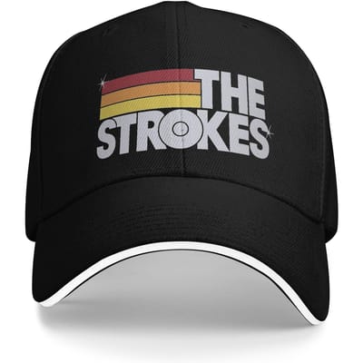 Casquette de Baseball Décontractée The Strokes Printemps Casquette Trucker Soleil Tennis Skate Casquette Snapback Homme Adulte Y2K Casquettes de Baseball Cooles One Size