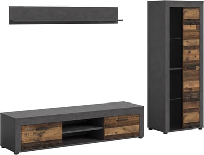 Jam wandkast J20 systeem eiken decor.