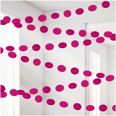 Amscan Deurfeestdecoratie 6 Stuks 210 Cm Roze