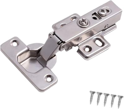 Hoexs - Voorliggend Softclose Scharnier 110° – Kastscharnier met demping – Potmaat 35 mm – Klikscharnier voor keuken & meubels