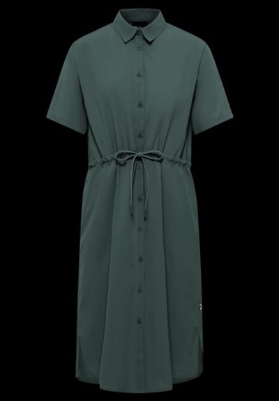 Jack Wolfskin Waimea Dress Women - Jurk - Dames - Groen - Maat S