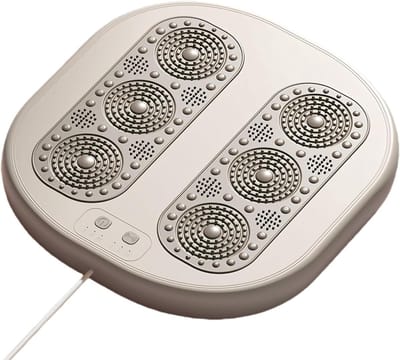 Voetmassager Met Verwarming - Voetwarmer Massageapparaat - Voeten Ontspannen - Adaptervrij USB Ontwerp - 30 x 29.5 x 4 cm