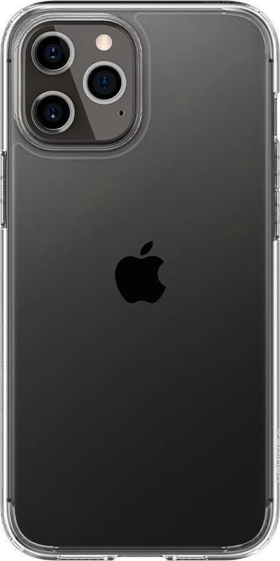 Spigen Crystal Hybrid Hoesje Geschikt voor Apple iPhone 12 Pro Max Transparant