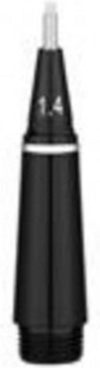 Yookers Fluidfiber Penpunt Corus 777 1.4mm - Shiny  BlackChrome