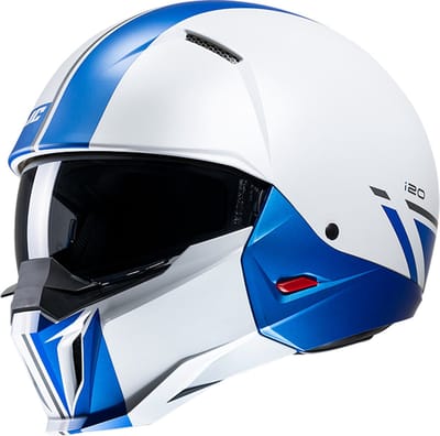 Hjc I20 Batol Wit Blauw MC2SF Jet Helm - Helm