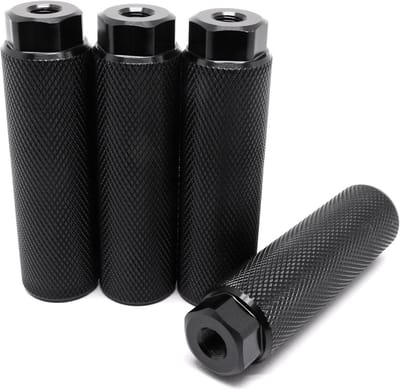 Fietsspanners voor 3/8" As, Aluminium Antislip Voetsteunen voor BMX en Mountainbike