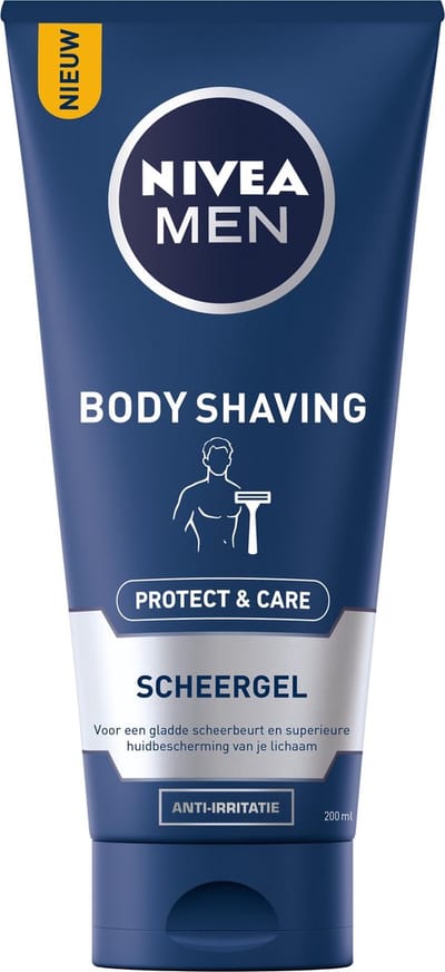NIVEA MEN Body Shaving Protect & Care Scheergel - 200 ml