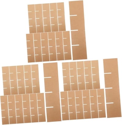 Kartonnen Verdelers - Doos Inzetstukken - Veilig Verpakken - Eenvoudige Installatie - 3 Sets - Niet gespecificeerd