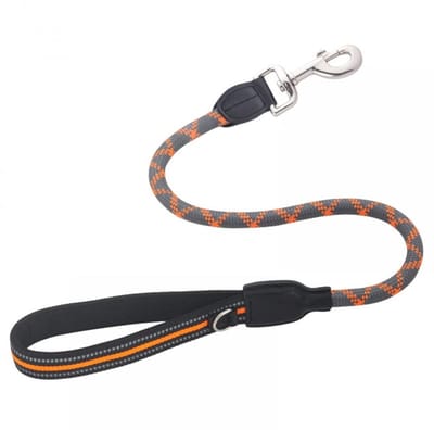 Cosensi - Dailygoods - Korte Reflecterende Hondenriem voor Middelgrote Honden 20-50 kg