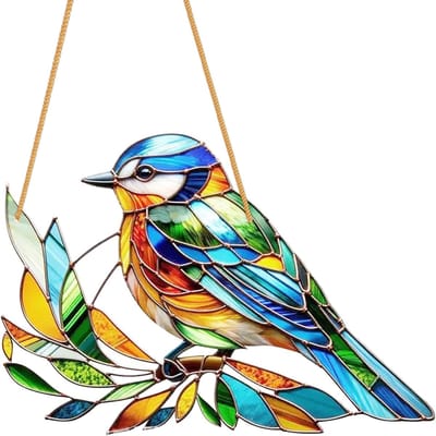Zonlicht Vangende Hummingbird Prisme voor Raamdecoratie - Groene Acryl Hangdecoratie voor Tuin en Huis