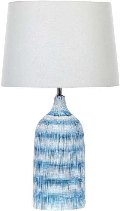 GEORGINA - Tafellamp - Blauw - Keramiek